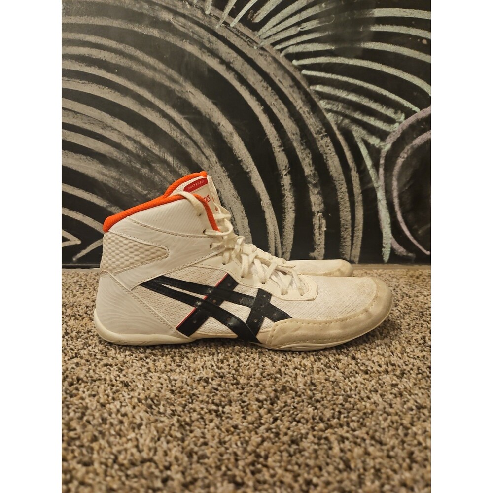 Asics Men's Matflex 7 Wrestling Shoes Size 8 White/Diva Pink